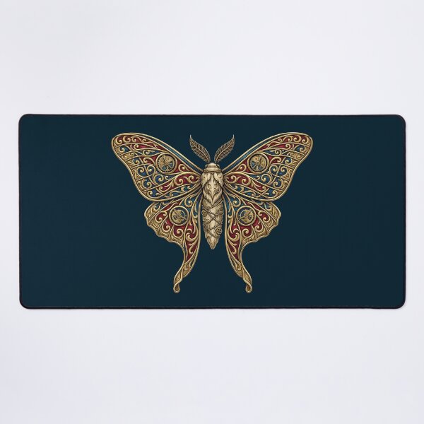 Item preview, Steampunk Moth Mechanical Brass Gears Filigree Butterfly Art designed and sold by K Design Store.
