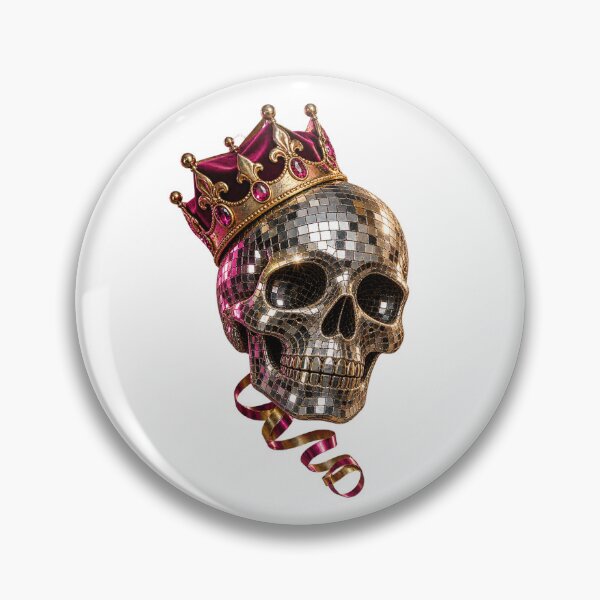 Item preview, Disco Skull Birthday Crown designed and sold by TrendTribeTP.