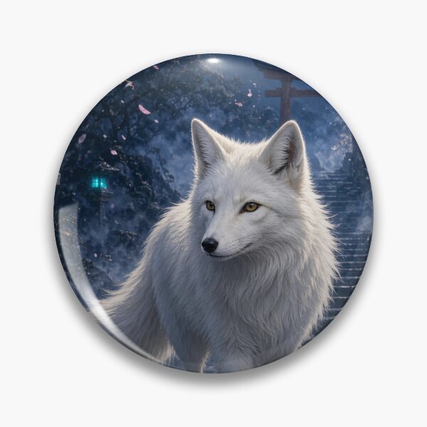 Item preview, Fox at Moonlit Torii designed and sold by Silken moonlight .