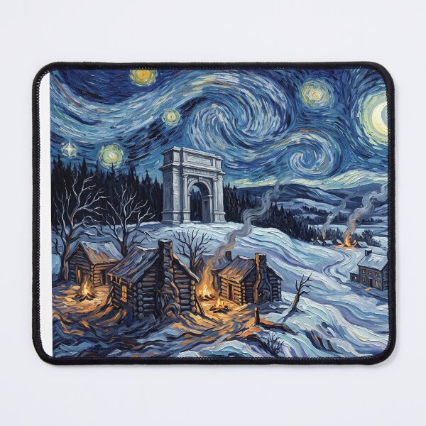 Item preview, Valley Forge Starry Night Historical Landscape designed and sold by Bad-Decisions-Designs.