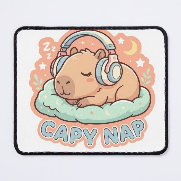 Item preview, Do Not Disturb Cute Capybara - Funny Social Battery Sticker designed and sold by ravyin.