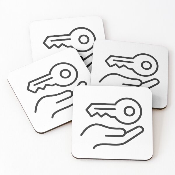 Item preview, Key In Hand Line Icon designed and sold by VectorForge Studio.