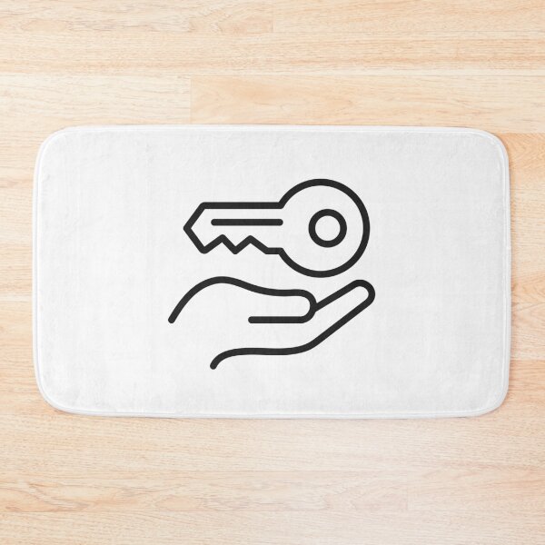 Item preview, Key In Hand Line Icon designed and sold by VectorForge Studio.