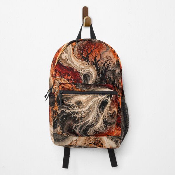 Item preview,  Gothic Halloween Fluid Abstract – Haunted Castle Ghosts & Blood Moon Art designed and sold by AnimalAirtistry.