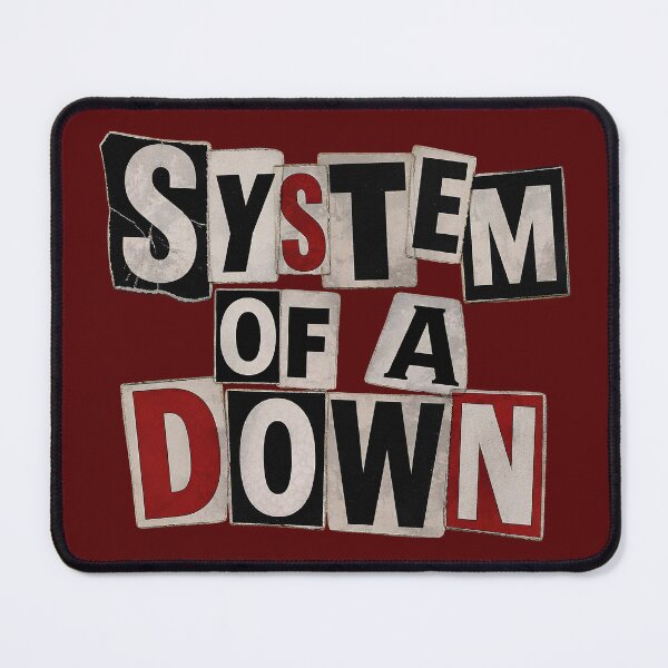 Item preview, System of a Down – Fanart Collage Typography Sticker designed and sold by tviyluv.