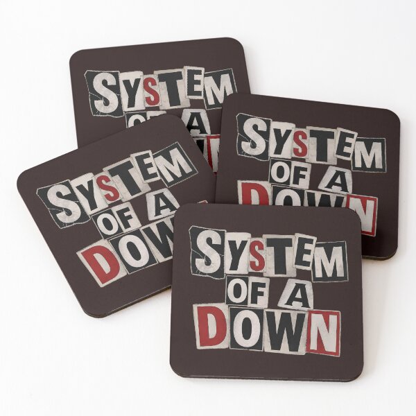 Item preview, System of a Down – Fanart Collage Typography Sticker designed and sold by tviyluv.