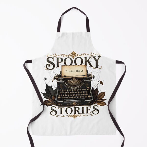 Item preview, Spooky Stories Vintage Typewriter Autumn Art designed and sold by Créative touche .