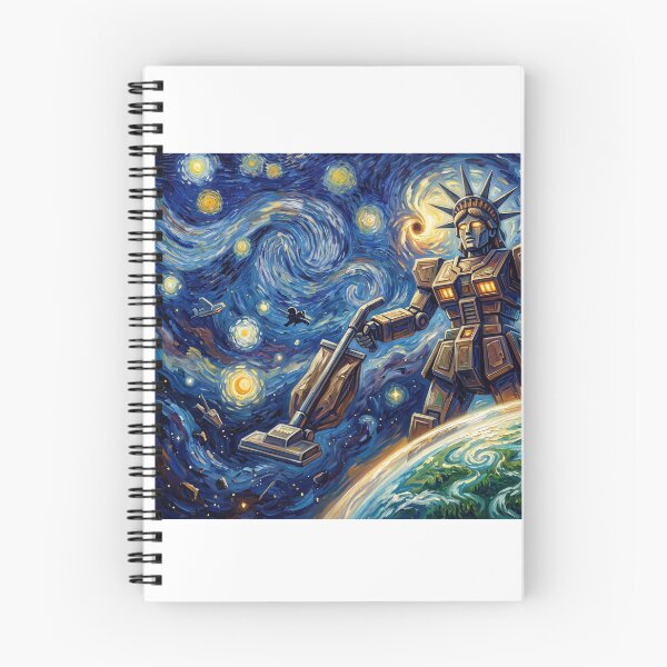 Item preview, Mega Maid Starry Night Sci Fi Landscape designed and sold by Bad-Decisions-Designs.