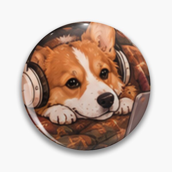Item preview, Cozy corgi studying  designed and sold by anacdg.