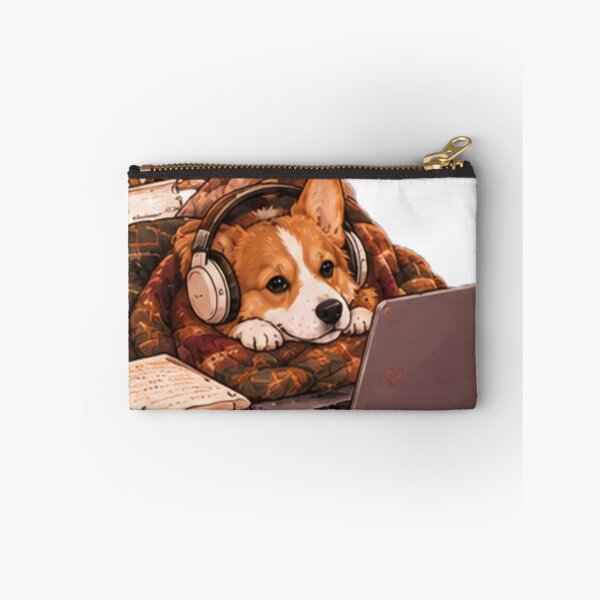 Item preview, Cozy corgi studying  designed and sold by anacdg.