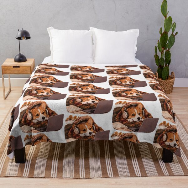 Item preview, Cozy corgi studying  designed and sold by anacdg.