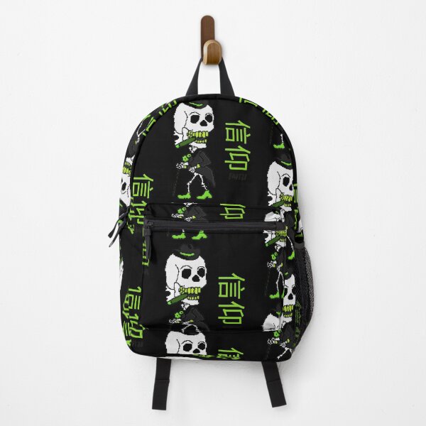 Item preview, cool streetwear gangster skull faith asian kanji typography designed and sold by stileepensieri.
