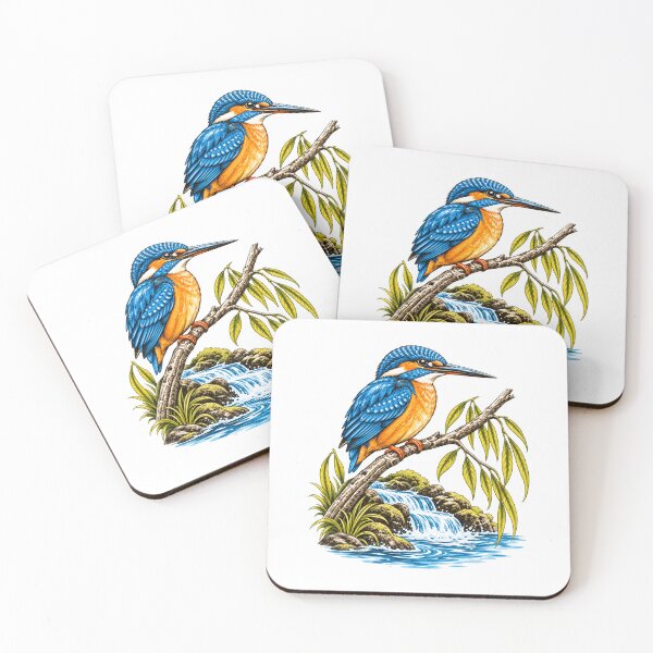 Item preview, Kingfisher Vintage Birdwatching Wildlife Nature designed and sold by LASTIQUE-dd.