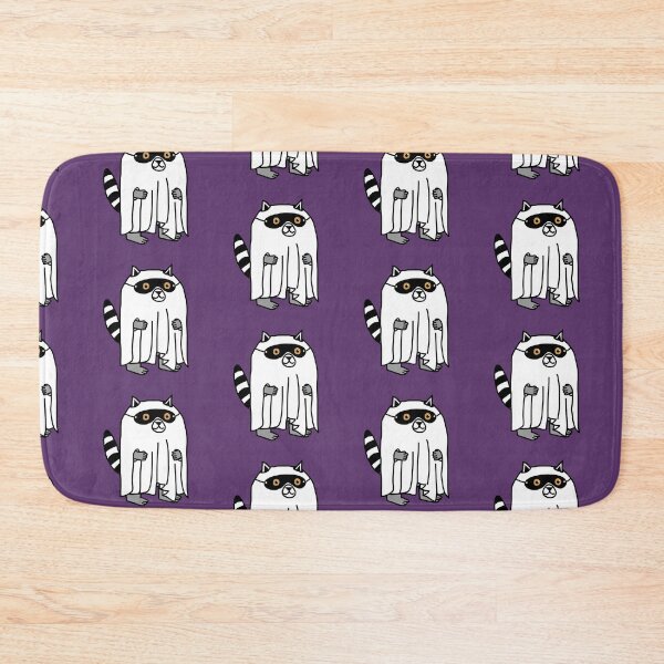 Item preview, Funny Halloween Ghost Raccoon designed and sold by ellenhenry.