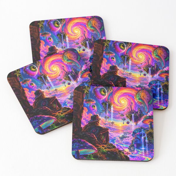 Item preview, Reality Is Optional Psychedelic Trippy Dreamscape Art designed and sold by BloomOfDesign.