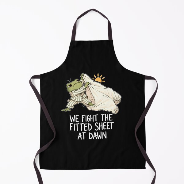 Item preview, We Fight the Fitted Sheet at Dawn Funny Frog Meme designed and sold by LASTIQUE-dd.