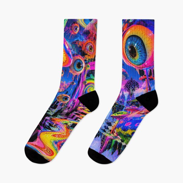 Item preview, Psychedelic Mushroom Eyeball Portal Trippy Cosmic Surreal Art designed and sold by BloomOfDesign.