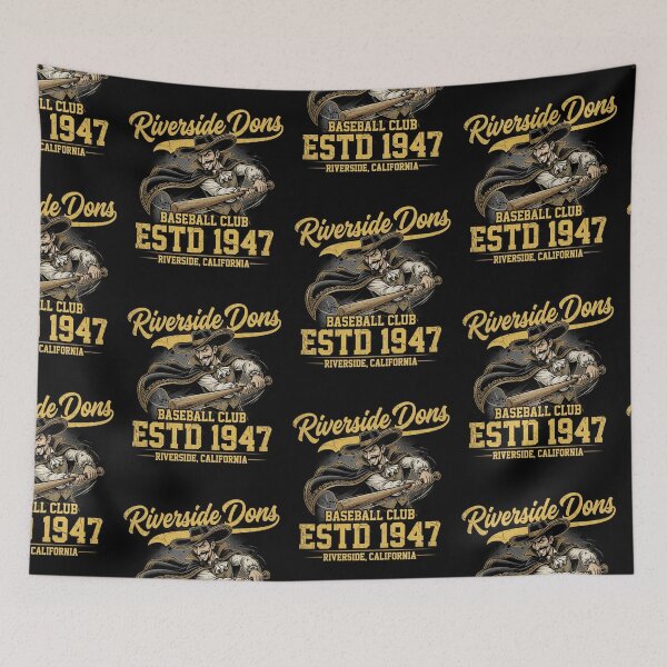 Item preview, Riverside Dons Baseball Club 1947 Vintage California Sports Graphic designed and sold by Morbiusshop.