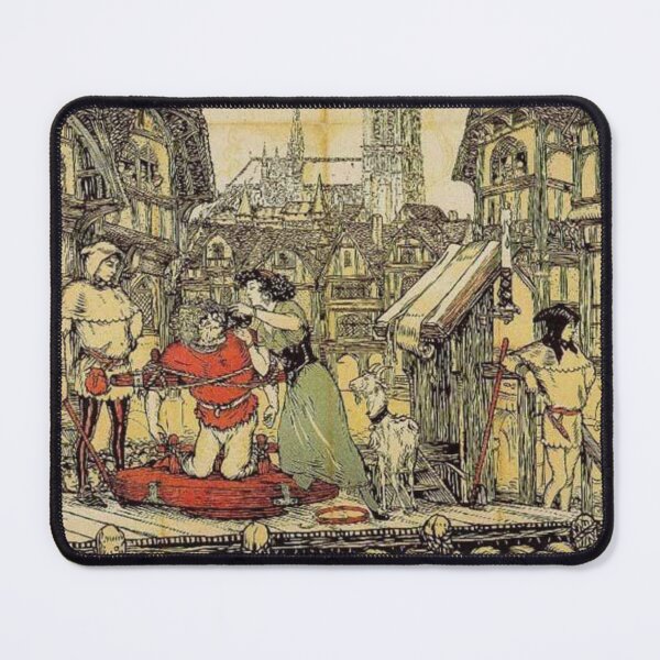 Artikelvorschau, Notre Dame de Paris Wandbild, Victor Hugo Vintage-Poster, gotischer Literaturdruck entworfen und verkauft von RickE.