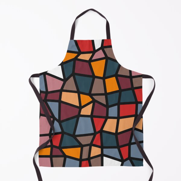 Item preview, Retro Stained Glass Pebble Mosaic Pattern designed and sold by KungPowUnicorn.