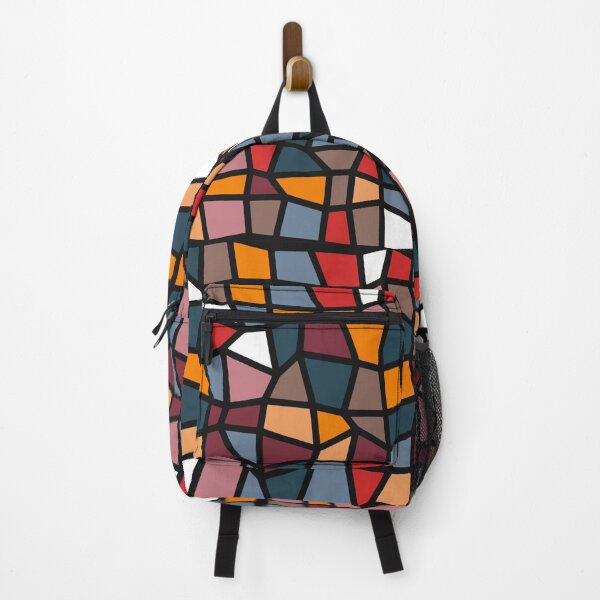 Item preview, Retro Stained Glass Pebble Mosaic Pattern designed and sold by KungPowUnicorn.