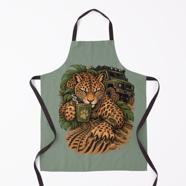 Item preview, Wild Territory – Leopard Coffee & Off-Road designed and sold by Aimetoi.