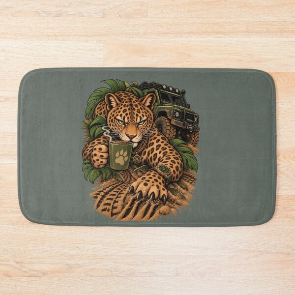 Item preview, Wild Territory – Leopard Coffee & Off-Road designed and sold by Aimetoi.