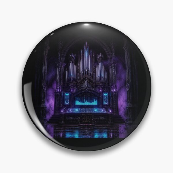 Artikelvorschau, Cybersynth Goth Cathedral Pipe Organ DJ Deck entworfen und verkauft von LazyDayzCo.