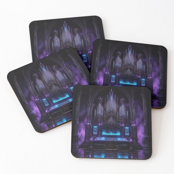 Item preview, Cybersynth Goth Cathedral Pipe Organ DJ Deck designed and sold by LazyDayzCo.