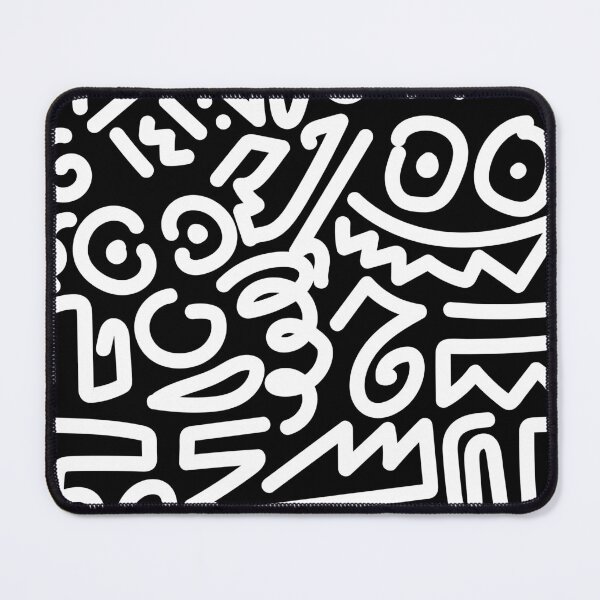 Item preview, Abstract Doodle Art - Black Line Art Pattern designed and sold by Wolagno.