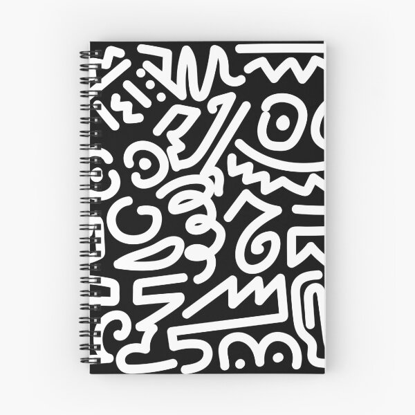 Item preview, Abstract Doodle Art - Black Line Art Pattern designed and sold by Wolagno.