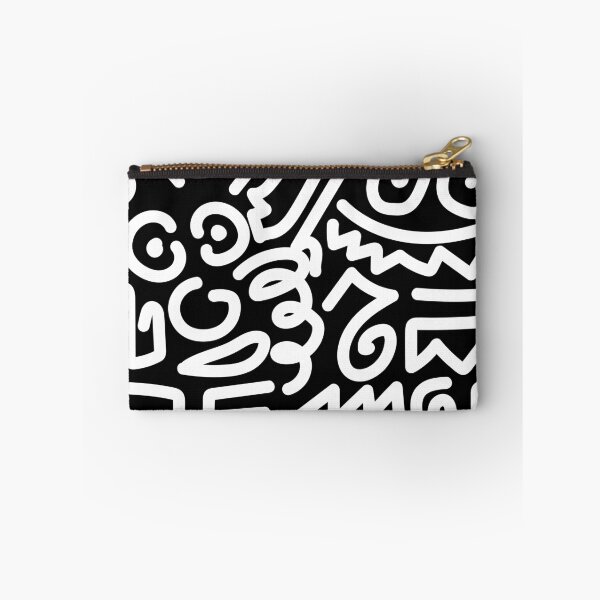 Item preview, Abstract Doodle Art - Black Line Art Pattern designed and sold by Wolagno.