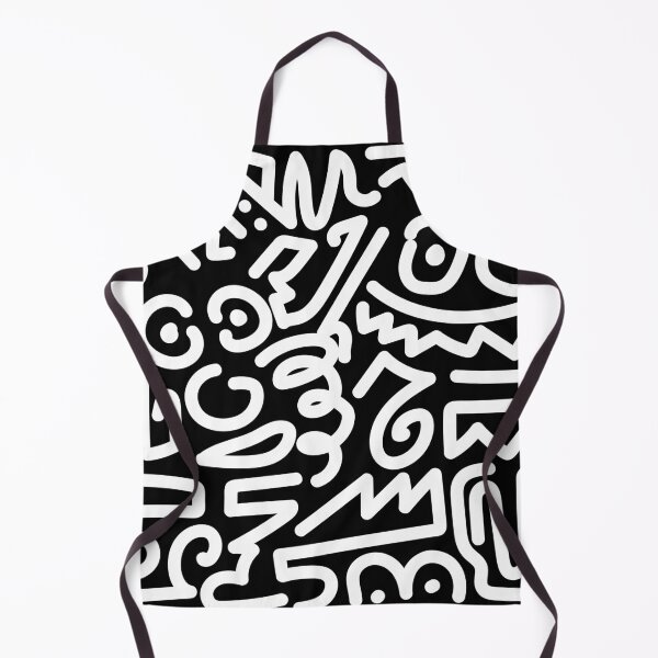 Item preview, Abstract Doodle Art - Black Line Art Pattern designed and sold by Wolagno.