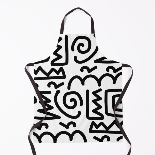 Item preview, Abstract Doodle Art - Black Line Art Pattern designed and sold by Wolagno.