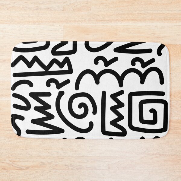Item preview, Abstract Doodle Art - Black Line Art Pattern designed and sold by Wolagno.