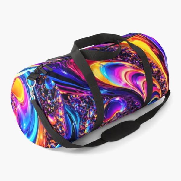 Item preview, Psychedelic Neon Liquid Swirl Trippy Fractal Art designed and sold by BloomOfDesign.