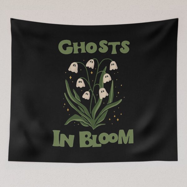 Item preview, Ghosts in Bloom – Spooky Botanical Halloween designed and sold by imaniko.