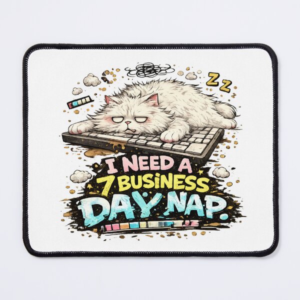 Item preview, Funny I Need A Business Day Nap Cat designed and sold by UvooArt.
