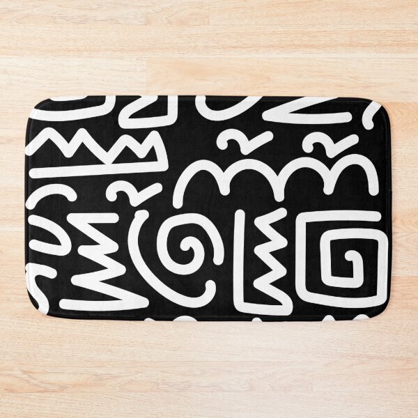 Item preview, Abstract Doodle Art - Black Line Art Pattern designed and sold by Wolagno.