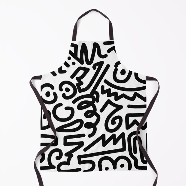 Item preview, Abstract Doodle Art - Black Line Art Pattern designed and sold by Wolagno.