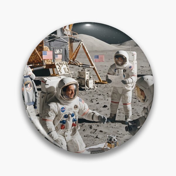 Aperçu de l'œuvre Un astronaute de la NASA organise un vide-grenier sur la Lune créée et vendue par WiseBow.