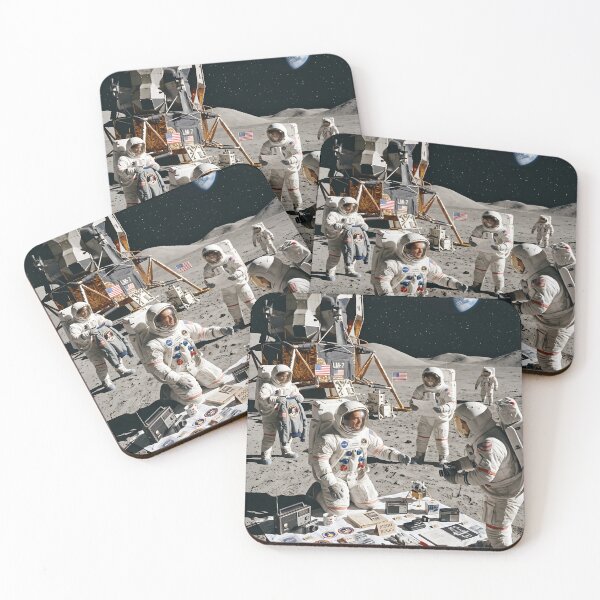 Item preview, NASA astronaut holds garage sale on the moon  designed and sold by WiseBow.
