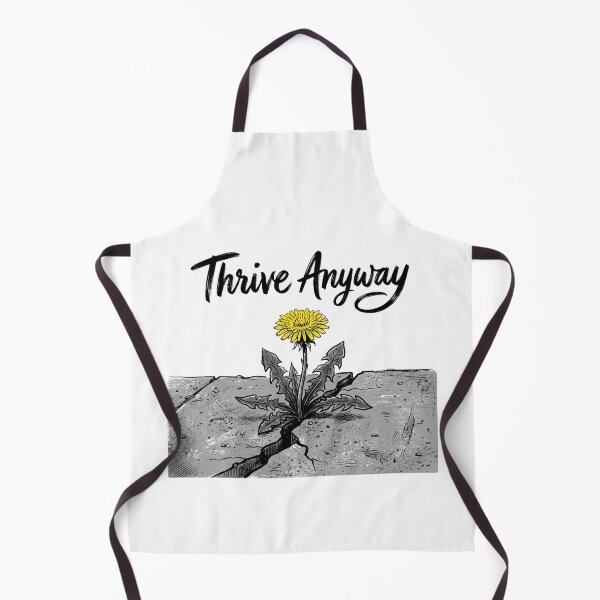 Item preview, Thrive Anyway Dandelion Growing Through Concrete Crack Resilience Motivational designed and sold by Sanan Israyilli.