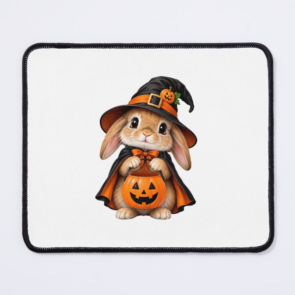 Item preview, Halloween witch bunny designed and sold by FootprintofLove.