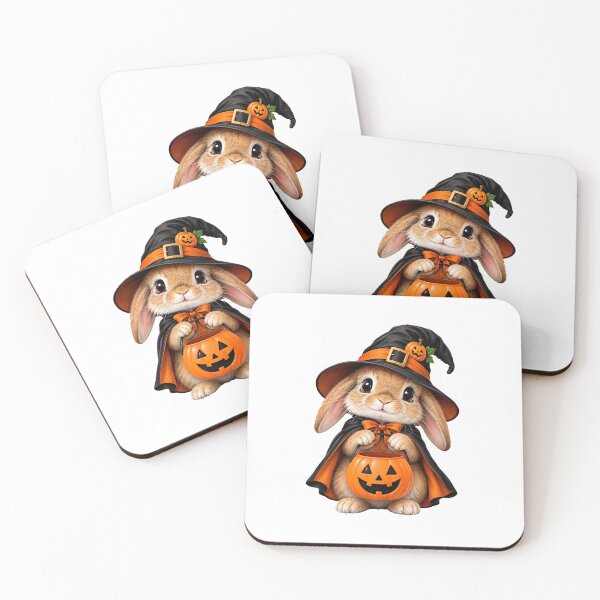 Item preview, Halloween witch bunny designed and sold by FootprintofLove.