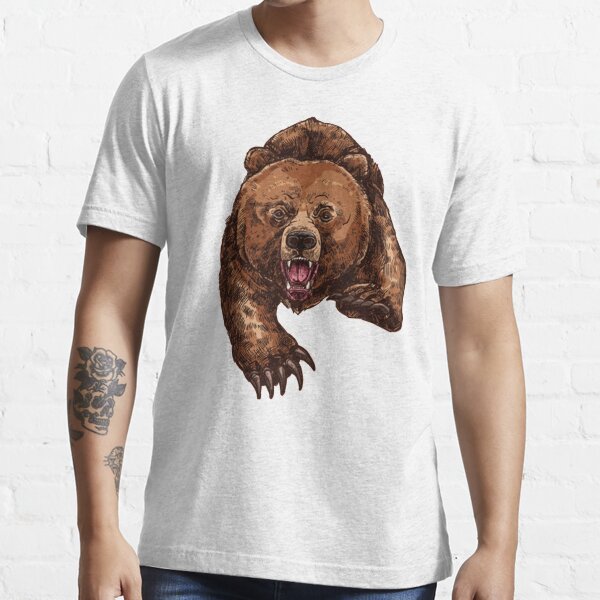 t shirt grizzly bear