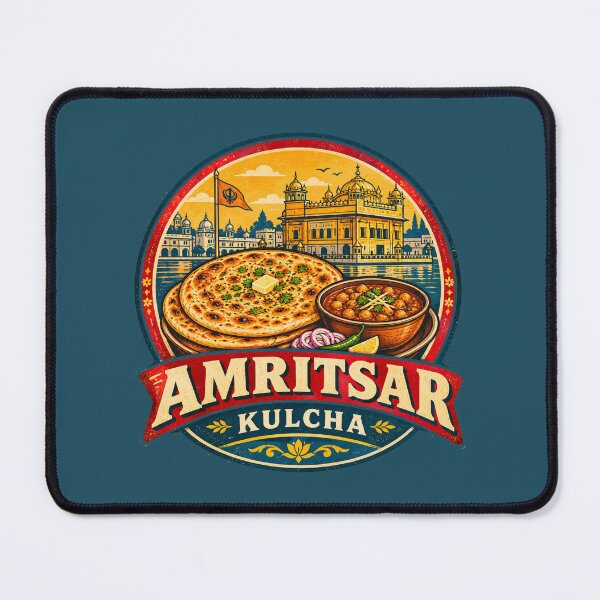 Item preview, Amritsar Kulcha Vintage Travel Shirt – Punjabi Indian Food Lover Design designed and sold by Globalcitytees.