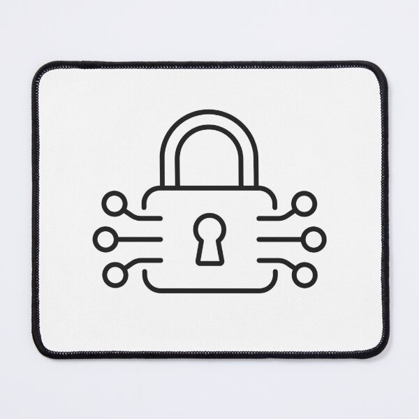 Item preview, Cybersecurity Lock Line Icon designed and sold by VectorForge Studio.