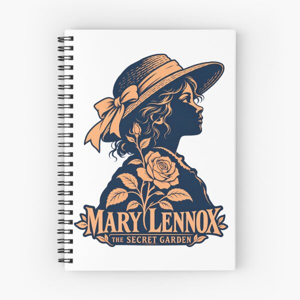 Item preview, The Secret Garden – Mary Lennox Rose Silhouette designed and sold by Fenay Designs.