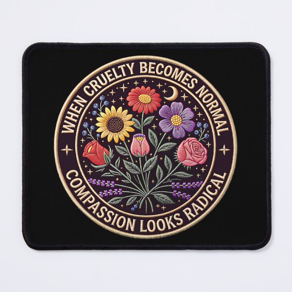 Item preview, Copy of When Cruelty Becomes Normal Compassion Looks Radical designed and sold by gear-posters.